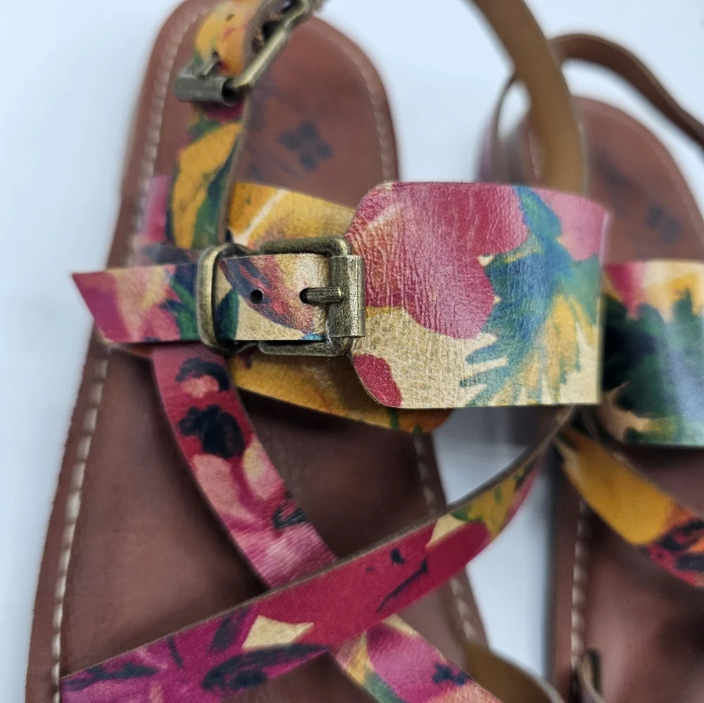 Patricia Nash Fidella Spring Multi Sandals - Picture 3 of 15